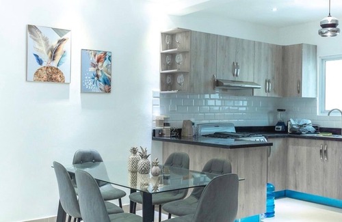 12 de Haina Apartment | Exclusive 3 Bdrm apartment with private terraza/jacuzzi, BBQ, WIFI