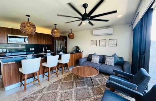 Playacar Condo | Exclusive Penthouse Retreat: Private Rooftop Pool & Premier Resort Facilities