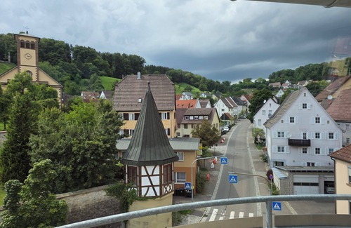 Rexingen Apartment | Exclusive penthouse in the forest village, whirlpool, great view & comfort