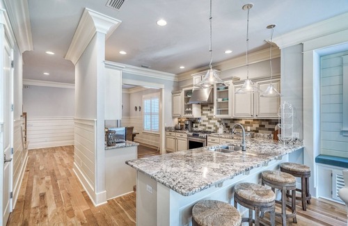 WaterSound West Beach House | Exclusive Pet-Friendly Watersound West Beach Retreat with Golf Cart, Bikes, Pool And Beach Access!