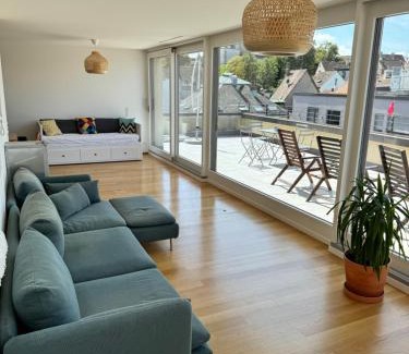 Basel City Centre Apartment | Exclusive Rooftop Duplex Penthouse - 200sqm - 280 Panoramic Views - Downtown