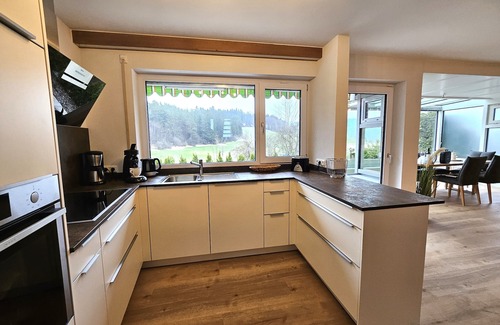 Schwarzenbach House | Exclusive vacation home with conservatory, sauna and wallbox
