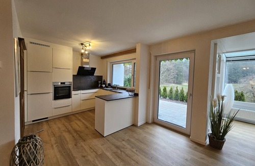 Schwarzenbach House | Exclusive vacation home with conservatory, sauna and wallbox