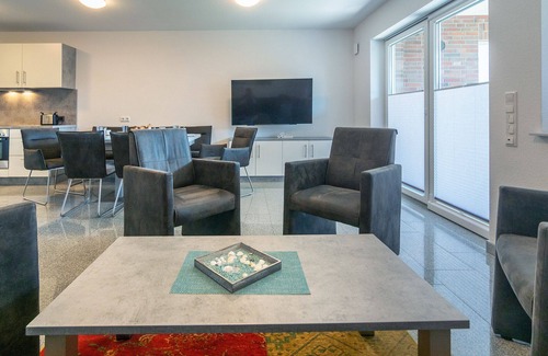 Bensersiel House | Experience an unforgettable vacation by the North Sea in the spacious Domingo vacation home in Bensersiel! This spacious North Sea Oasis house offers around 120 m² of living space and is the ideal retreat for up to 10 people plus a small child. With.
