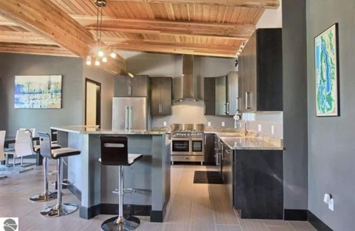 Rapid City House | EXPERIENCE TORCH LAKE -TORCH RIVER AMAZING CONTEMP. ESCAPE “TRACE” -DOCK, HOTTUB