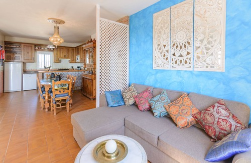 Torrox Villa | Exquisite Andalusian-Style Villa with Pool and Incredible Mountain-Top Views
