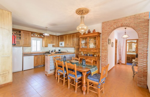 Torrox Villa | Exquisite Andalusian-Style Villa with Pool and Incredible Mountain-Top Views