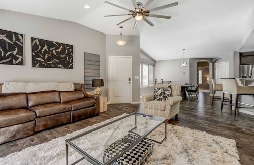 Colorado Springs House | Extended Stay- Theater Room, Workspace, and Grill