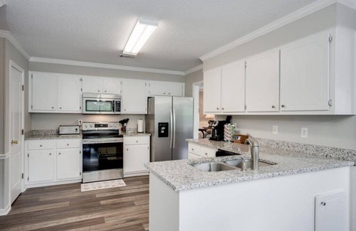 Bath House | Extended Stays Encouraged! Large home with firepit, poker table-Pet friendly!