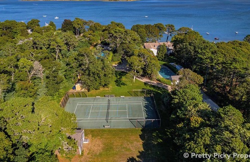 South Orleans House | Extraordinary Waterfront Orleans Compound, Heated Pool, Tennis/Pickle Ball: 040-OC