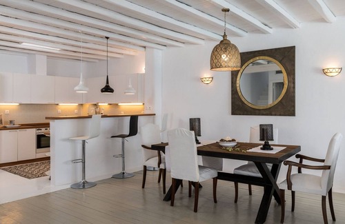 Mykonos Town Villa | Extravagant Mykonos Villa | Villa Pousha | 5 Bedrooms | Sea Front Location |.