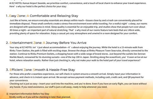 Izumisano Hotel | EZ HOTEL Kansai Airport Seaside