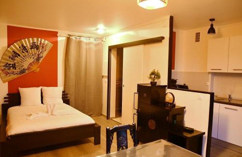 Montgeron Apartment | F1 entier Cosy style ASIATIQUE Montgeron, Proche Paris