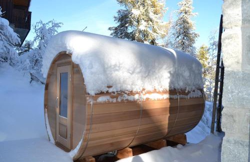 Bellentre Ski Chalet | Fabulous chalet La Plagne - ski in-ski out - Sauna with Mont Blanc view