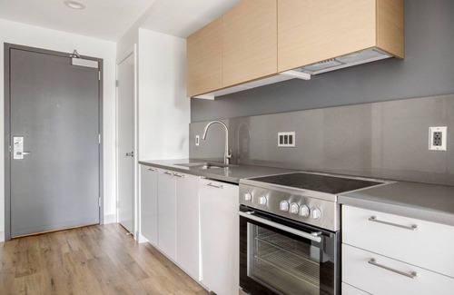 West Fens Apartment | Fabulous Fenway Studio w/Gym, nr T Stop & Dining, by Blueground