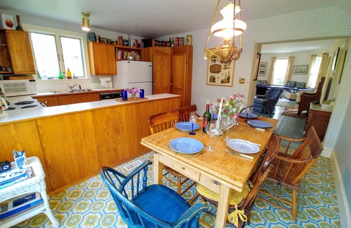 Tisbury House | Fabulous Makonikey WATER VIEW Victorian with wrap around porch -WALK TO BEACH!