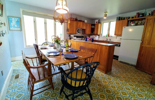 Tisbury House | Fabulous Makonikey WATER VIEW Victorian with wrap around porch -WALK TO BEACH!