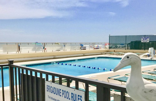 Myrtle Beach Condo | Fabulous OCEANFRONT! Brigadune: Big-Beautiful and Private! W&D! 10% OFF NOW!