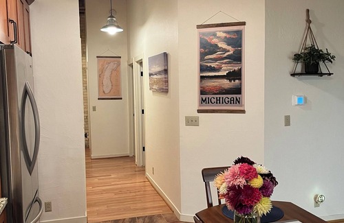 Grand Haven Condo | Fabulous unique downtown adventure plus boardwalk-beach and lighthouse 2.4 m