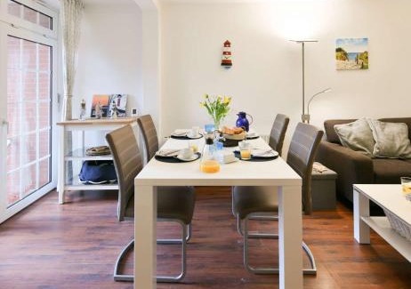 Wangerooge Apartment | Familienhaus im Dorfgroden 27 Ferienwohnung Zugvogel