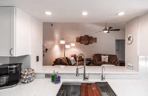 Hunt Club House | Families & Lrg Groups, Private Oasis, Heated Saltwater Pool-20-35 Min to Beaches