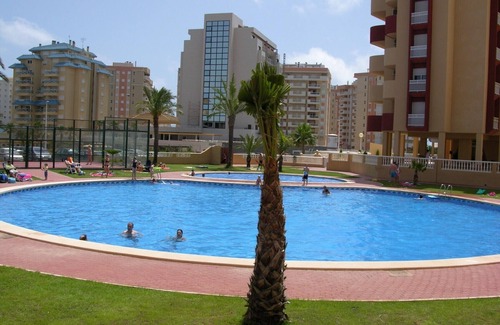 San Javier Apartment | Family 6th floor apartment, sea views, balcony, pool, free wifi