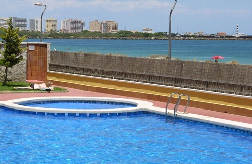 San Javier Apartment | Family apartment, 1st floor, sea views, communal pool, next to beach