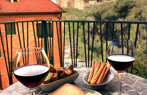 Siena Historical Center Condo | Family apartment with magical view on the old city, balcony, wifi & parking
