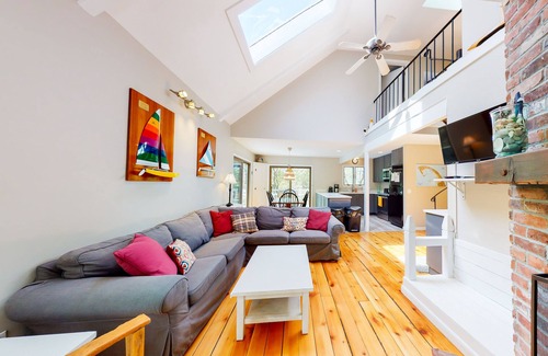 Truro House | Family-friendly home in the trees w/wraparound deck - near beaches