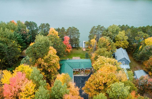 Shell Lake House | Family Friendly Lakefront Vacation Home - Great Amenities & Near Trails!