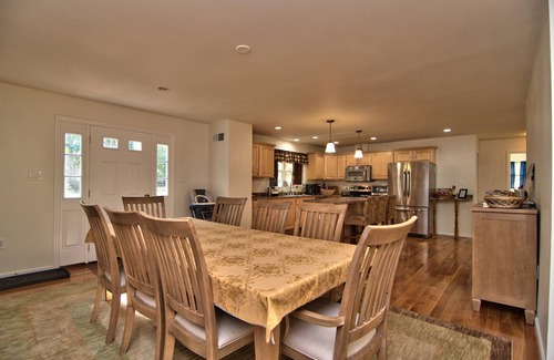Rowland House | Family-friendly Modern Mountain Getaway with open floor plan and large deck