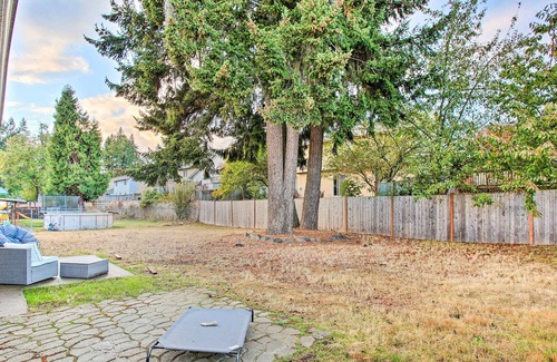 Puyallup House | Family-Friendly Puyallup Home w/ Fenced Yard!