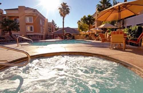 Las Vegas Condo | Family friendly resort with 2 BR/2 BA suites just 1 1/2 blocks off the Strip