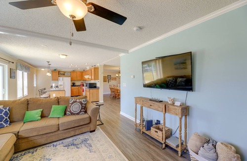 Carteret County House | Family Home + Fire Pit & Deck, 11 Miles to Beach!