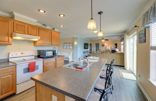 Carteret County House | Family Home + Fire Pit & Deck, 11 Miles to Beach!