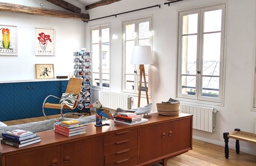 Quartier Saint-Ambroise Apartment | Family loft in the heart of Paris - 10 beds