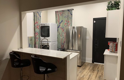 Government Hill Apartment | Fanciful long-term home in burgeoning Government Hill. Pet-Friendly.