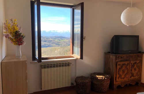 Murazzano Apartment | Fantastic 2 room terrace apartment with a view of the Piedmont vineyards