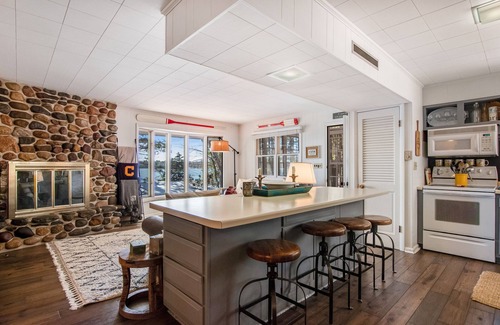 Conover House | Fantastic lake getaway with dock, firepit, gas grill, fast WiFi & furnished deck