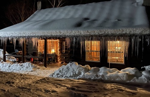 Wardsboro Cabin | Fantastic Pet-Friendly Log Cabin Close to Skiing
