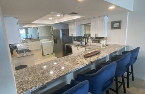 Daytona Beach Shores Condo | Fantastic and completely updated direct ocean front condo at the Caribbean