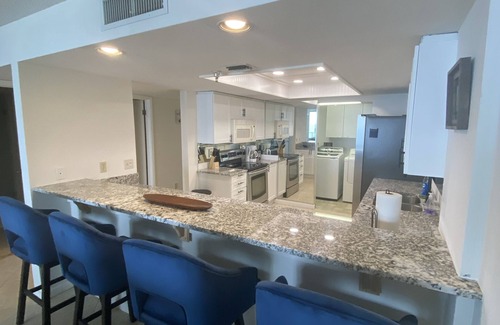 Daytona Beach Shores Condo | Fantastic and completely updated direct ocean front condo at the Caribbean