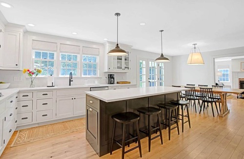 West Hartford House | Farmhouse, Fireplace & Office | Wheelock Hideaway