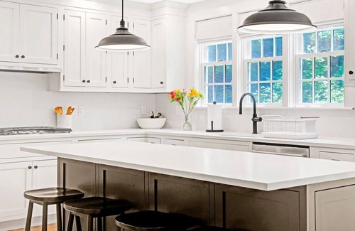 West Hartford House | Farmhouse, Fireplace & Office | Wheelock Hideaway