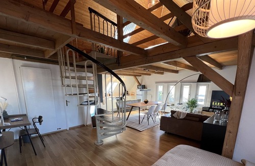 Bregenz Apartment | Feel good loft Alois near the lake / box spring / Netflix
