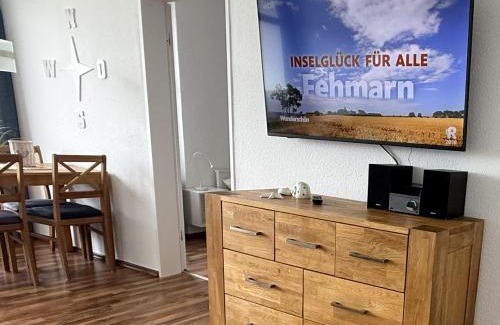 Fehmarn Apartment | Fehmarn Burgtiefe Südstrand 2 Zimmer Wohnung SEESTERN mit Süd-Bk WaMa