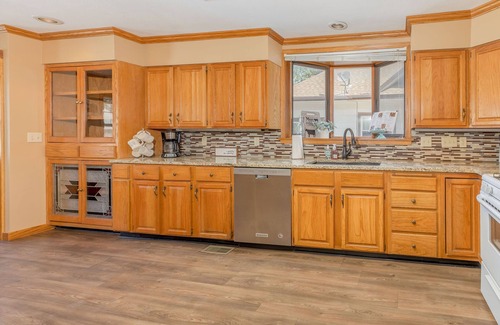 Wichita House | Fenced Patio W/POOL, Game Room, & Home Gym!