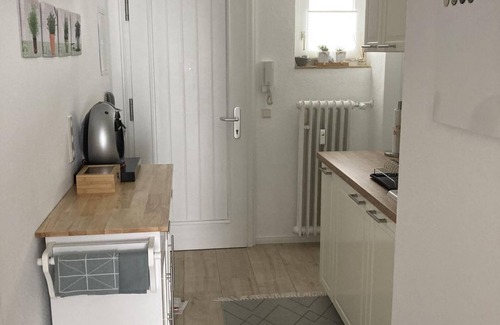 Bad Kreuznach Apartment | Ferienapartment Funke - apartment/apartment, shower/bath, WC, living/sleeping area
