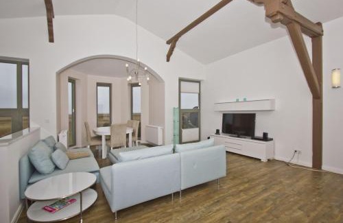 Gross Zicker Apartment | Ferienhaus Distelfink FeWo 04 Terrasse, Meerblick