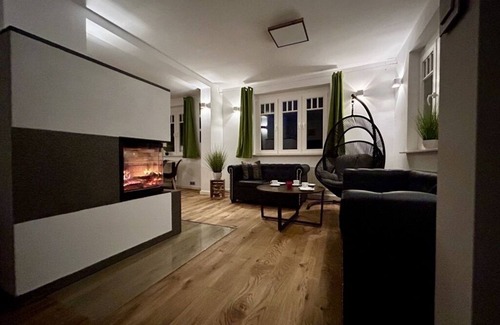 Oberhavel House | Ferienhaus im Grünen mit Kamin
